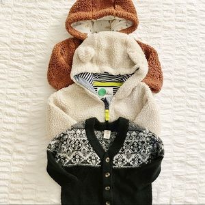 [BABY] NWOT Set of 3 Baby Outerwear (0-3mos)